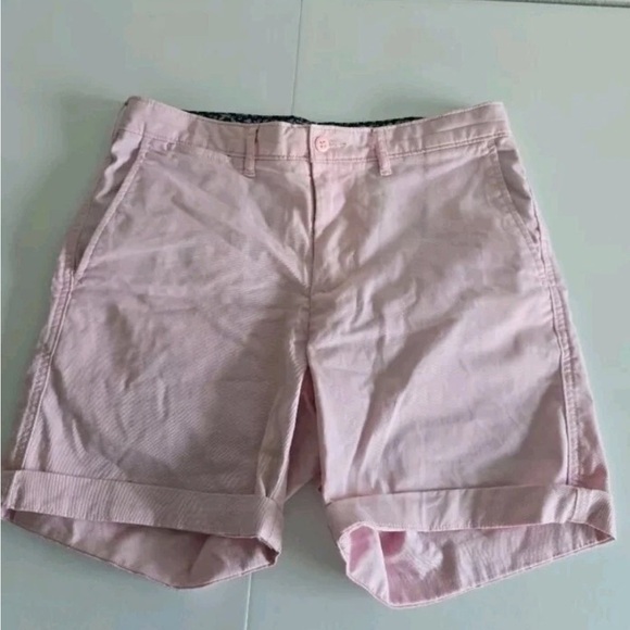Daniel Cremieux Shorts Men Sz 30 Pink Chino Cotton Flat Front Pockets - Picture 2 of 7